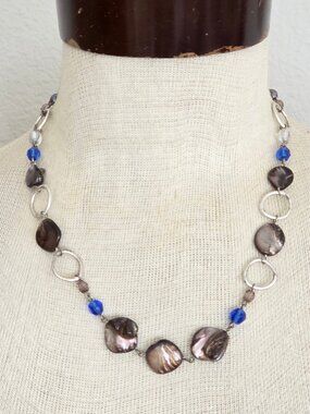 LIA SOPHIA "Indigo" Mixed Bead Necklace